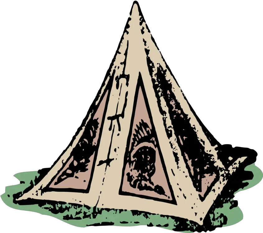 Treetriangletipi Png Clipart Royalty Free Svg Png Pyramid Tipi Clipart Teepee Png