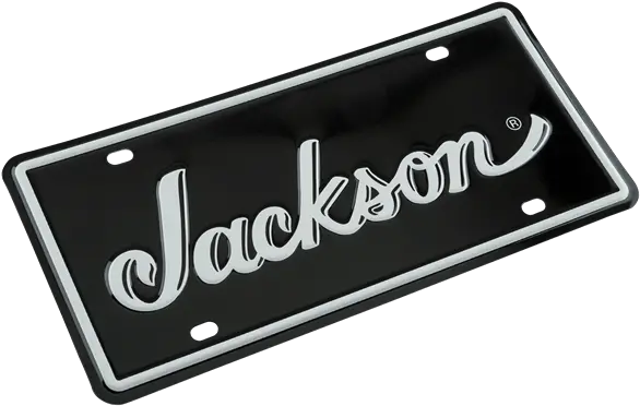 Jackson Guitars Logo License Plate Jackson Guitars Png Jackson Guitars Logo