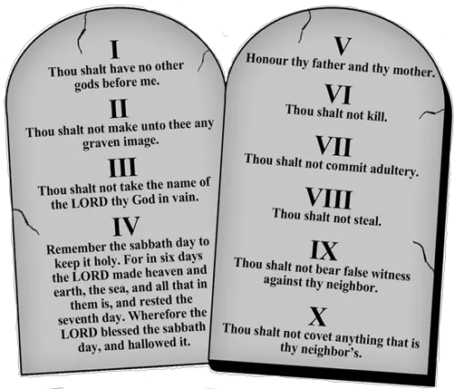 Ten Commandments Png 4 Image Ten Commandments Png Ten Commandments Png