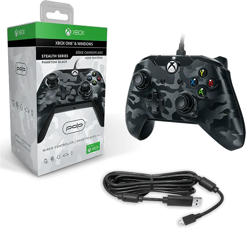 Pdp Wired Controller For Xb1 Pc Pdp Wired Controller Png Xbox 360 Controller Png