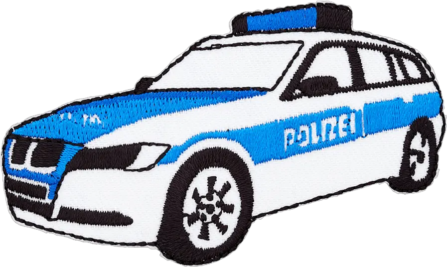 Motif Police Car Applikation Polizeiauto Png Police Car Transparent