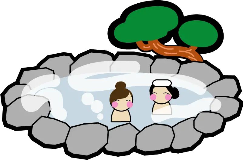 Download Japanese Inns Hot Springs Png Spring Clipart Png
