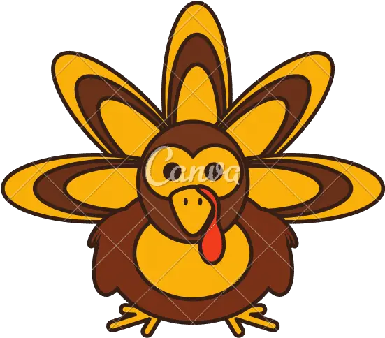 Turkey Bird Thanksgiving Icon Canva Png Turkey Icon For Thanksgiving