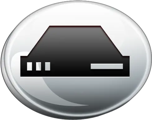 Hard Drive Silver Icon Png Clipart Image Iconbugcom Circle Hard Drive Png