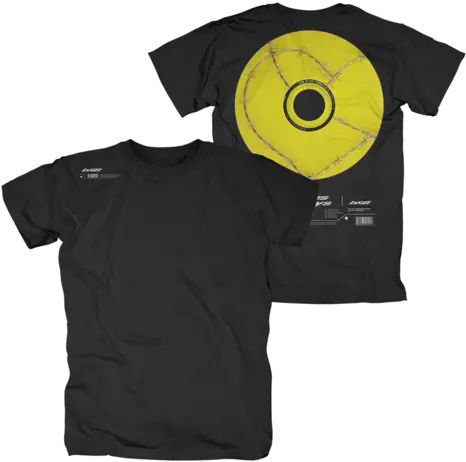 Yellow Record Hysteria Def Leppard T Shirt Png Post Malone Png