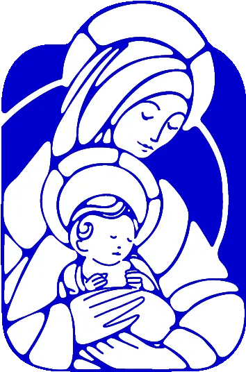 Free Mary Symbols Cliparts Download Mama Mary Baby Jesus Clipart Png Our Lady Perpetual Help Icon