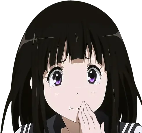 Smug Hyouka Face Memes Anime Png Anime Face Transparent