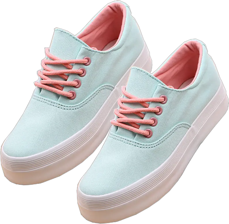 Plant Dust U2014 Baby Blue And Pink Aesthetic Sneakers Aesthetic Sneakers Png Baby Shoes Png
