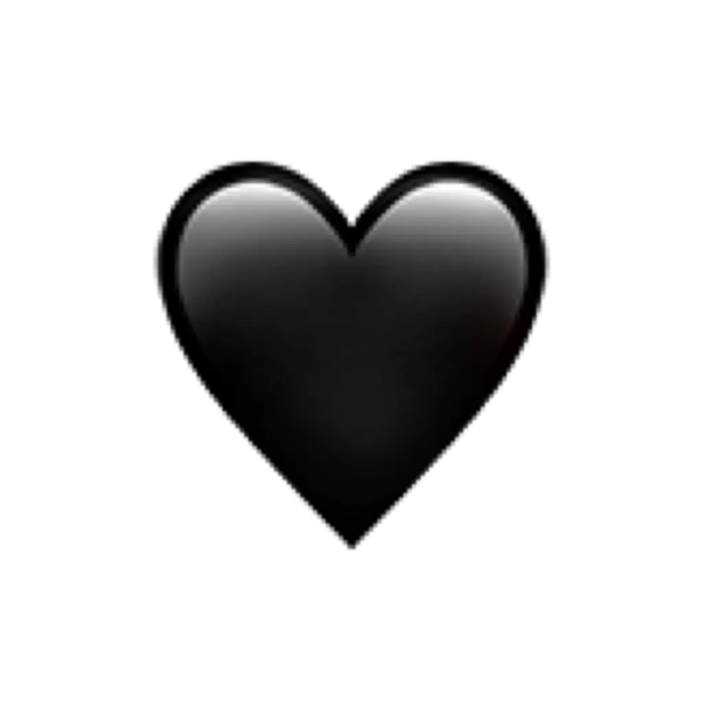 Black Heart Png Transparent Image Arts Black Heart Emoji Apple Emoji Hearts Transparent