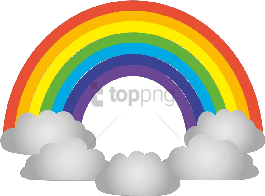 Free Png Rainbow Cloud Image Regenbogen Malen Kinder Rainbow Cloud Png