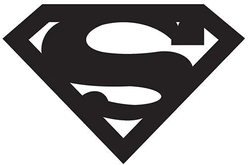Black And White Superman Logo Png Superman Thin Blue Line Superman Logo Font