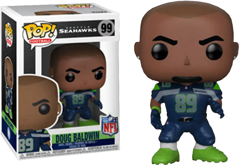 Nfl Football Doug Baldwin Seattle Seahawks Pop Vinyl Figure Patrick Mahomes Funko Pop Png Seattle Seahawks Png