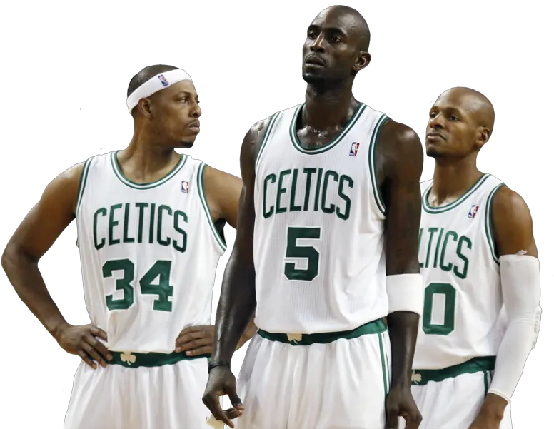 Boston Celtics Big 3 Psd Official Psds Paul Pierce Ray Allen Kevin Garnett Png Boston Celtics Png