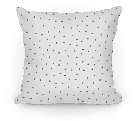 Black And White Watercolor Polka Dots Throw Pillow Lookhuman Camping Pillows Png Polka Dots Png