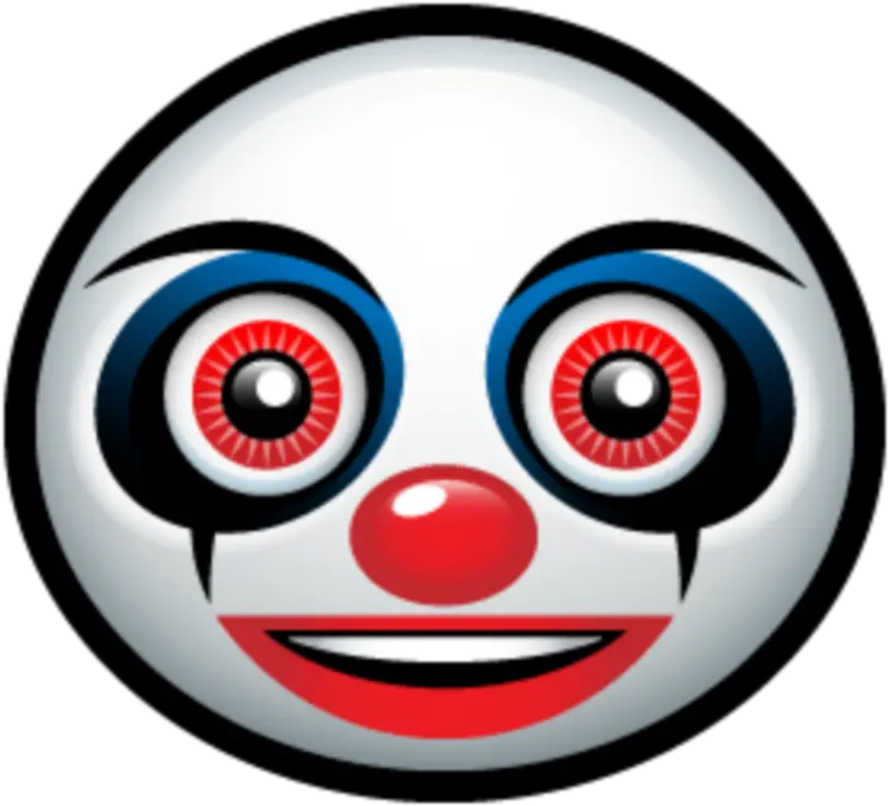 Scary Emojis Transparent Cartoon Jingfm Face De Clown Png Scared Emoji Transparent