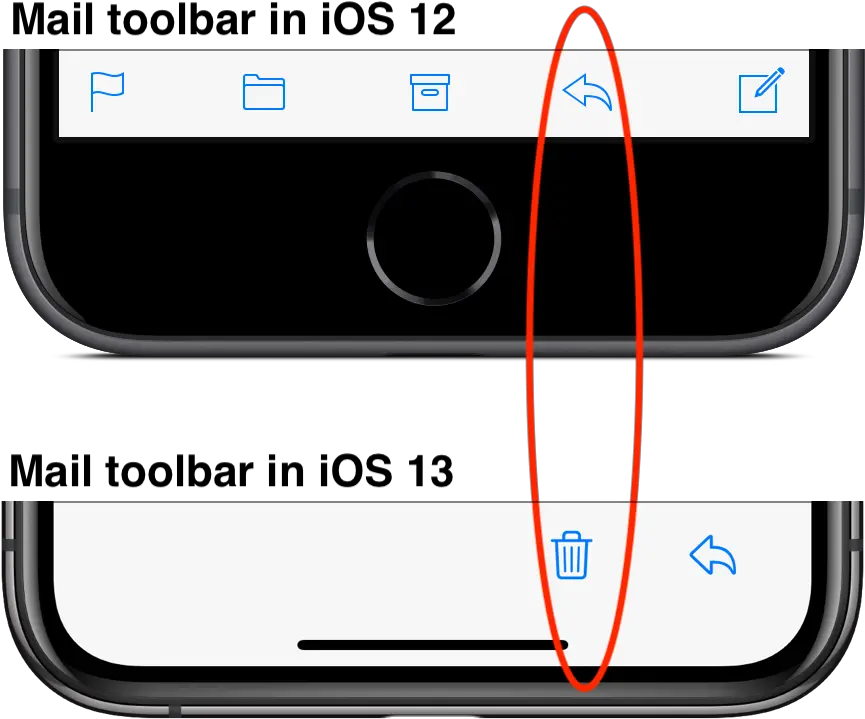 Ios 13s Mail Trash Button Png Buttons