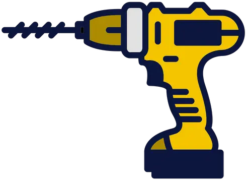 Electric Drill Icon Of Colored Outline Icon Drill Png Drill Png