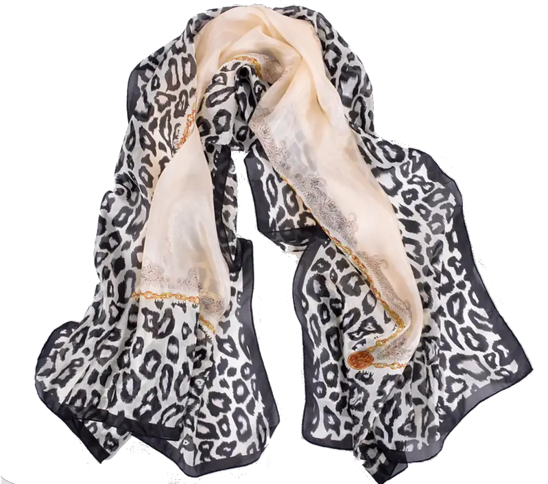 Download Hd Cream Leopard Print Hijab Animal Print Png Leopard Print Png