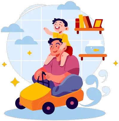 Driving Car With Son Illustrations Images U0026 Vectors Illustration Png Mountain Car Icon