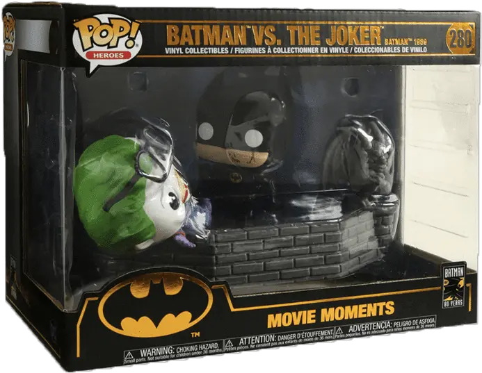 Batman Vs Joker 80th Anniversary Funko Pop Pittsburgh Png Logo