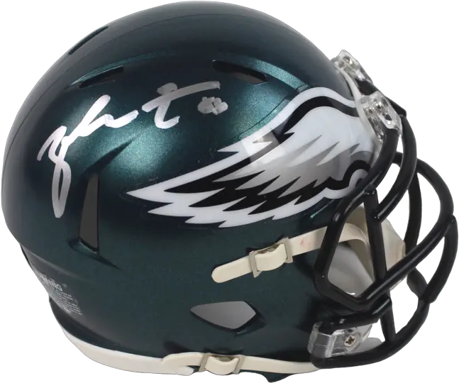 Zach Ertz Autograph Philadelphia Eagles Face Mask Png Eagles Helmet Png