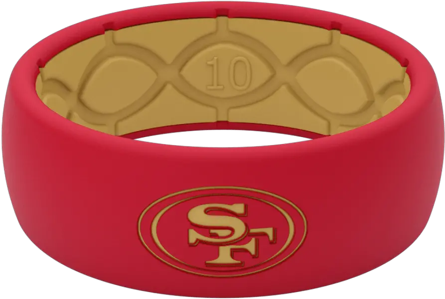 49ers Silicone Wedding Ring Lifetime Warranty U2013 Groove Life Halcones De Atlanta Png Life Ring Icon