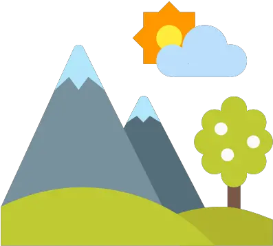 Spring Landscape Icon Landscape Icon Png Landscape Icon Vector