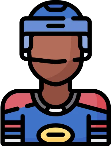 Hockey Player Free People Icons Football Face Mask Png Hockey Player Icon
