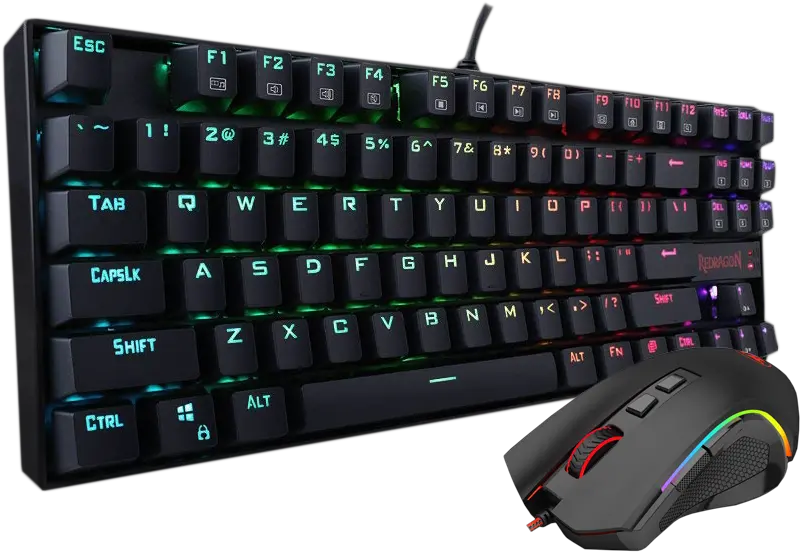 Mouse Png Redragon Kumara K552 Keyboard And Mouse Png