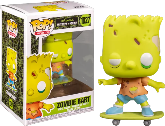 The Simpsons Zombie Bart Simpson Pop Vinyl Figure Pop 1 Simpsons Funko Pop Png Bart Simpson Icon