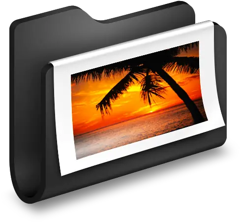 Photos Black Folder Icon 3d Gallery Icon Png Folder Icon Png Dark Blue