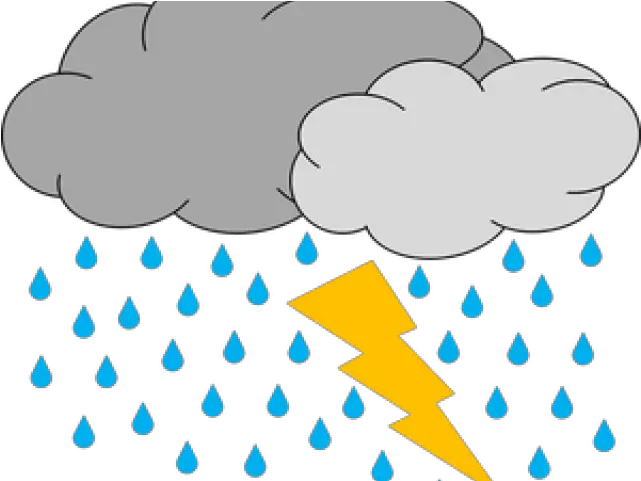 Thunder Clipart Bad Weather Storm Cloud Clip Art Png Storm Clouds Png