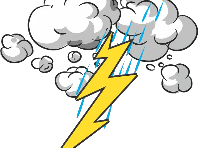 Download Thunder And Lightning Clipart Thunder And Transparent Background Thunder Clipart Png Yellow Lightning Png