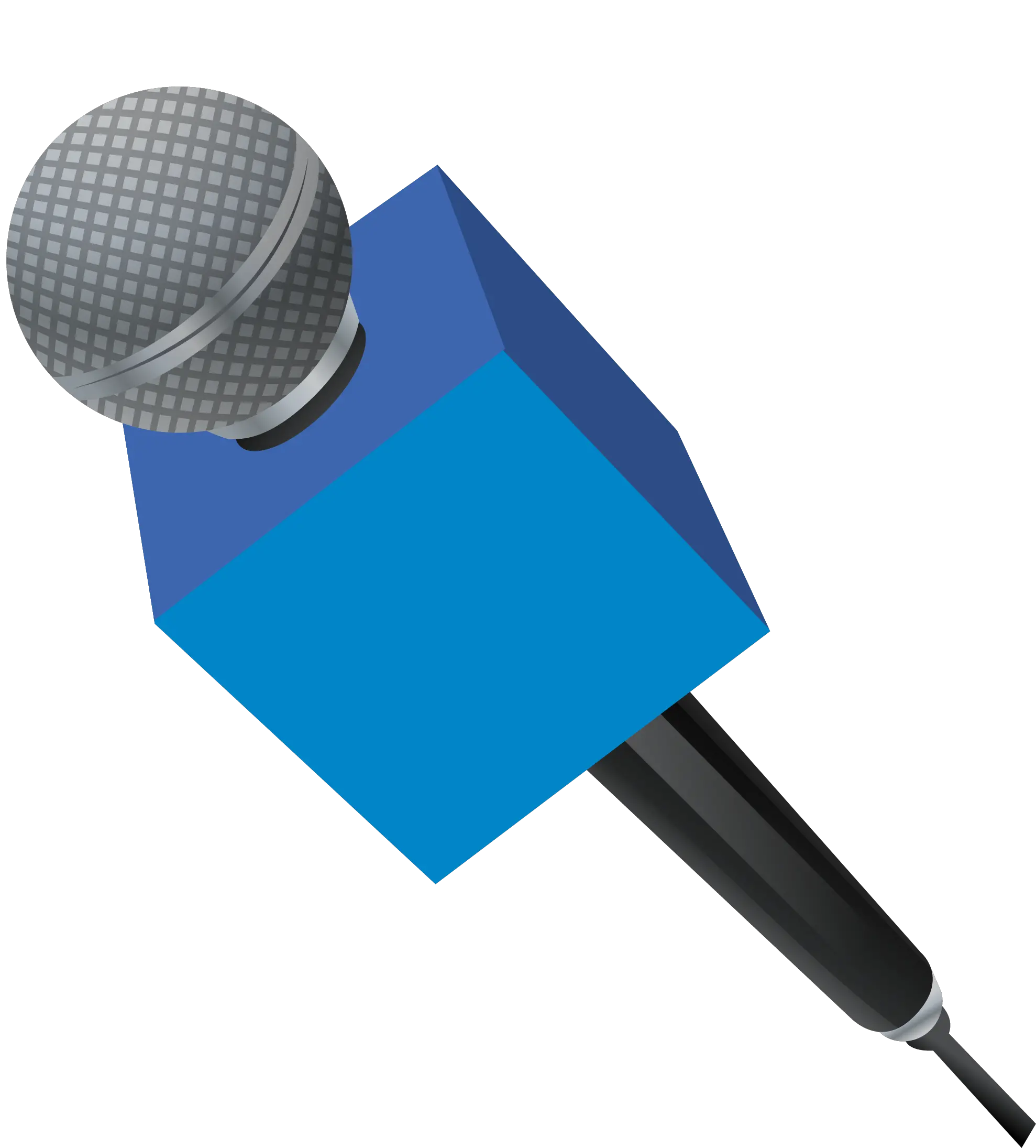 Crossed Microphone Png