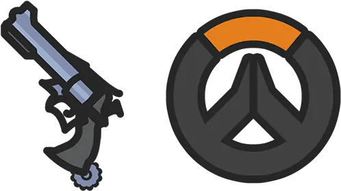 Overwatch Mccreeu0027s Peacekeeper Revolver Cursor U2013 Custom Cursor Gun Png Overwatch Barbarian Icon