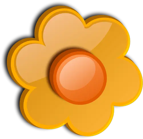 Gloss Yellow Flower Vector Illustration Public Domain Vectors Glückwünsche Zum 69 Geburtstag Png Yellow Flower Icon