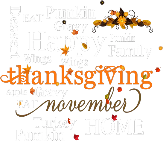 Autumn Happy Thanksgiving Grateful Blessed Word Cloud Gift T Dot Png Happy Thanksgiving Icon