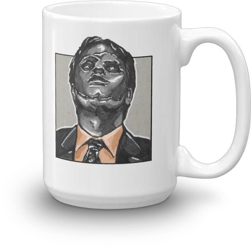 Hanibal Dwight Schrute Coffee Mug Mountain Bike Mug Png Dwight Schrute Png