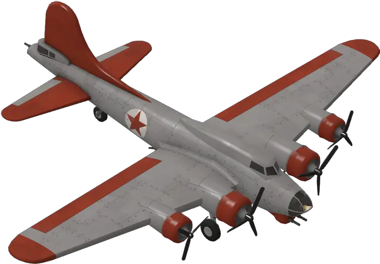 Bomber Plane Boeing B17 Flying Fortress Clipart Full B 17 Transparent Background Ww2 Png Boeing Png