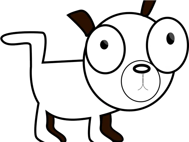Black And White Dog Clipart Funny Dog Clipart Png Funny Dog Png