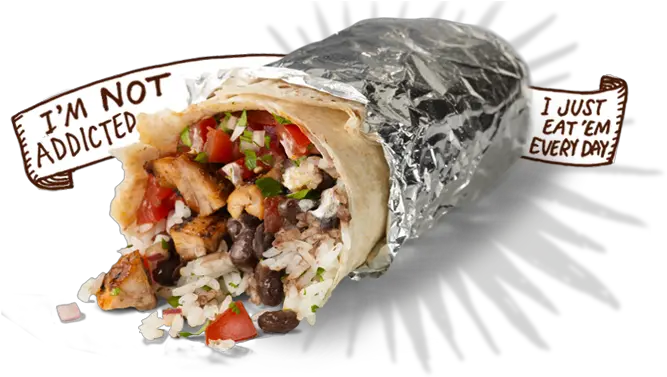 Burrito Clipart Chipotle Chipotle Burrito Png Burrito Png