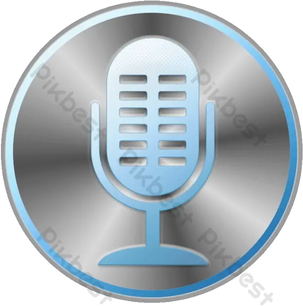 Recording Icon Ui Psd Free Download Pikbest Micro Png Music Recording Icon
