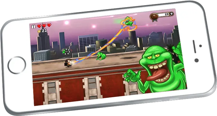 Emma Mcintosh Ghostbusters Tie In For Monster Dash Mobile Game Android Png Slimer Png