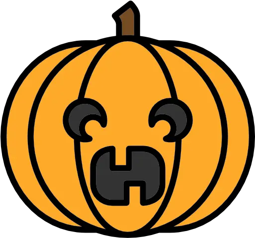 Scary Fear Halloween Pumpkin Horror Terror Spooky Icon Pastel Halloween Aesthetic Png Spooky Icon