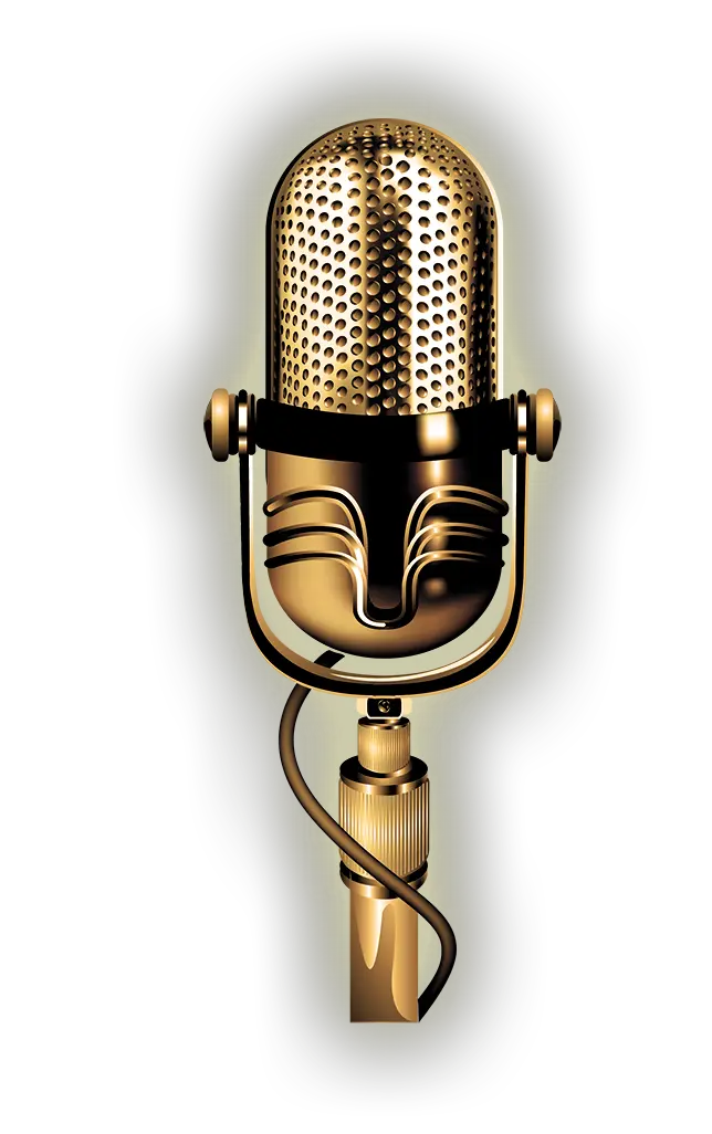 Behind The Microphone Png