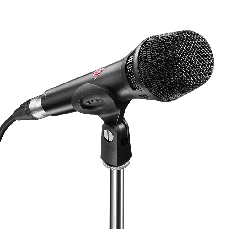 Audio Microphone Stand With Windshield Png Cartoon