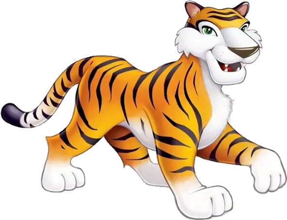 Tiger Cartoon Images Cutout Props Jungle Animals Ordinal Number Of Animals Png Jungle Animals Png
