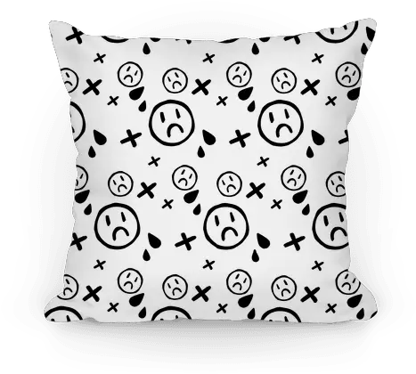 Emo Pattern White Pillows Lookhuman Emo Iphone 11 Cases Png Emo Icon