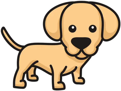 Cute Labrador Puppy Colored Transparent Png U0026 Svg Vector File Dachshund Cute Puppy Png