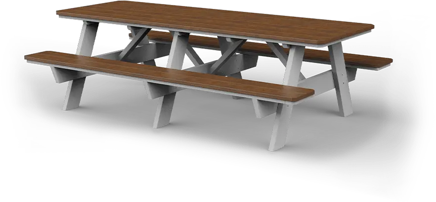 3u0027 X 6u0027 Picnic Table W Benches Attached Png Icon